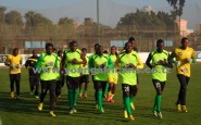 Kikosi cha Young Africans kikifanya mazoezi leo asubuhi